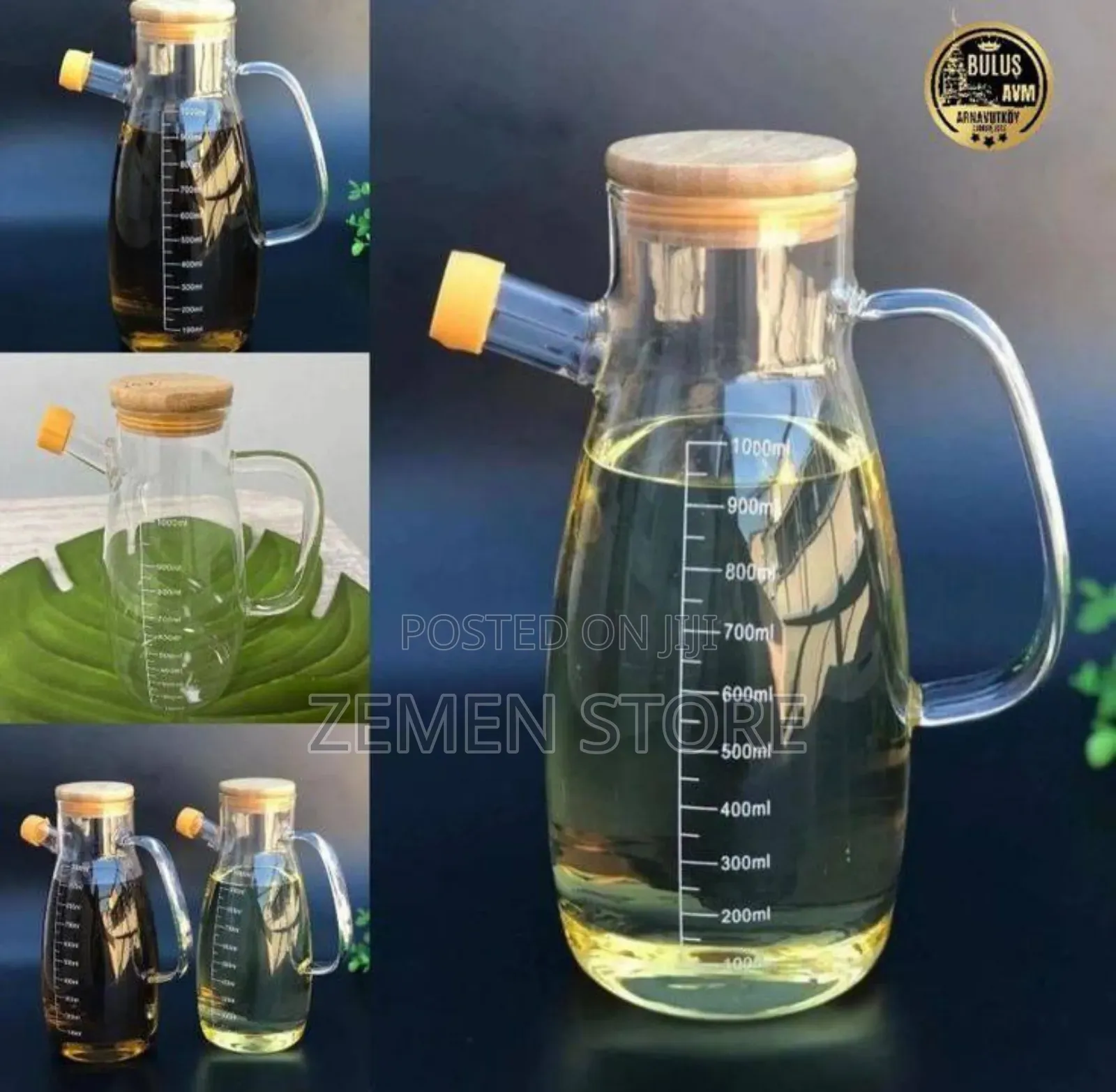900ml Glass Oil Bottle