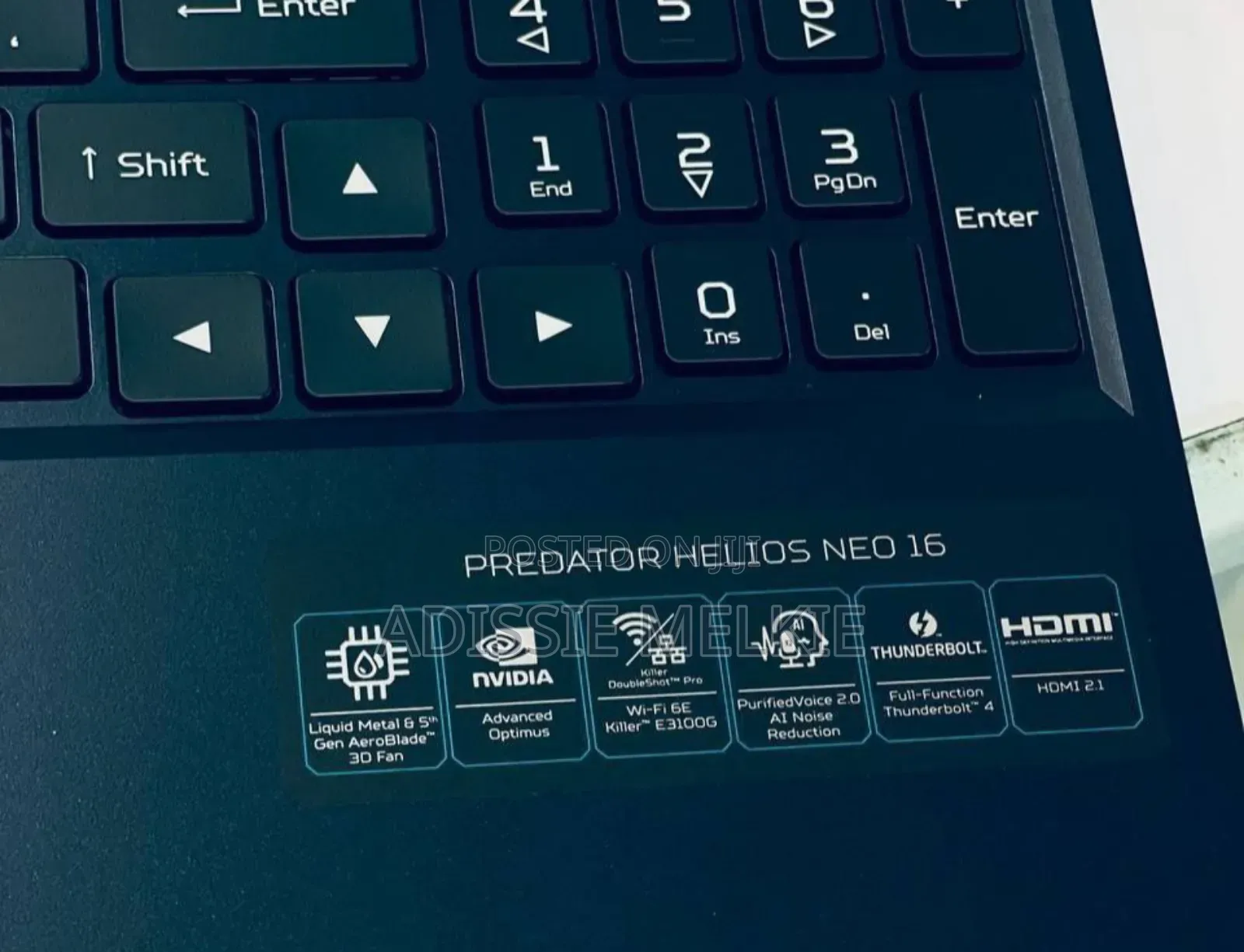 New Laptop Acer Predator Helios Neo 16 16GB Intel Core I9 SSD 1T