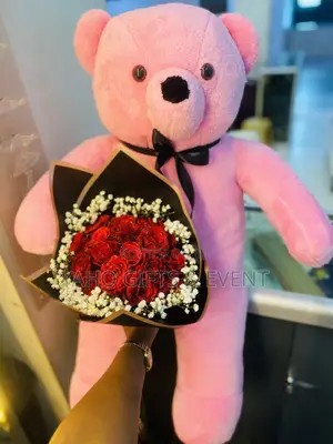 Photo - 1xl Teddy Bear With Flower