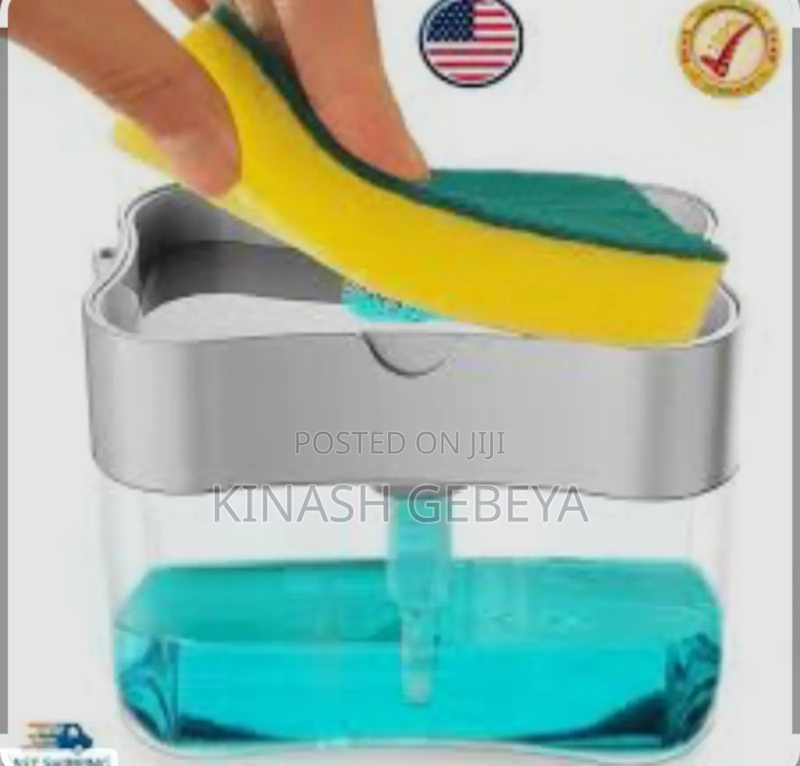 Soap Pump Dispenser With Sponge