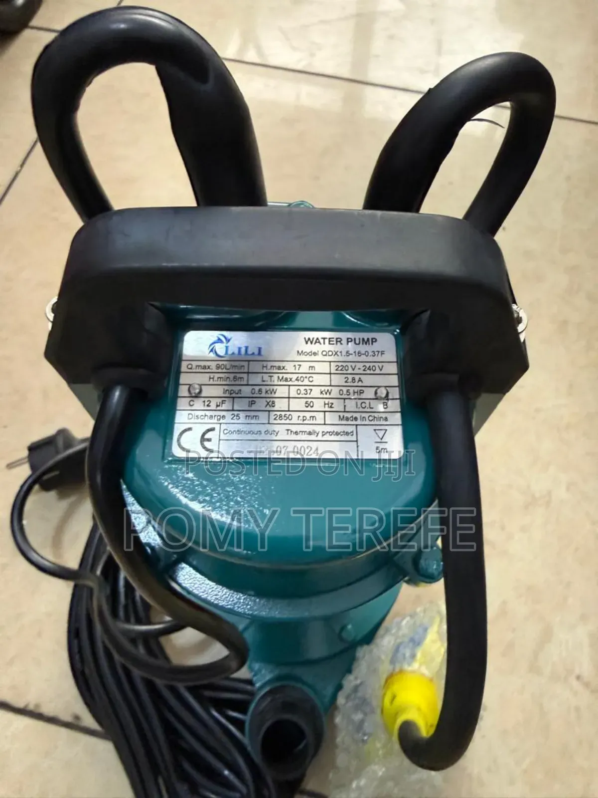 Submersible Water Pump 0.5 Hp