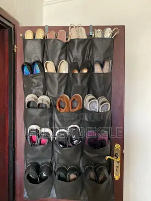 Photo - Over-the-Door Shoe Organizer የጫማ ማስቀመጫ