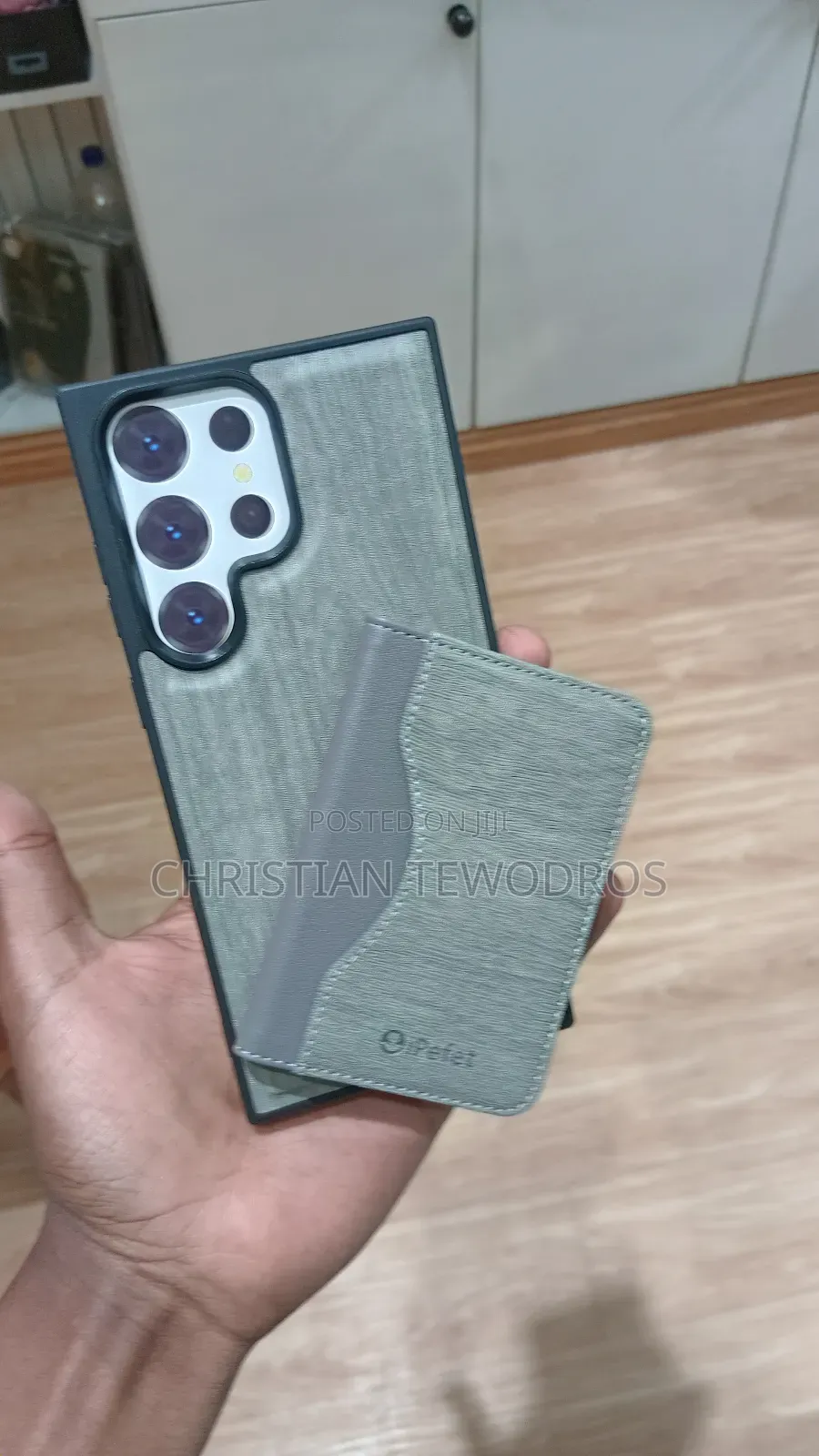 Leather Protective Case for Samsung S24 Ultra