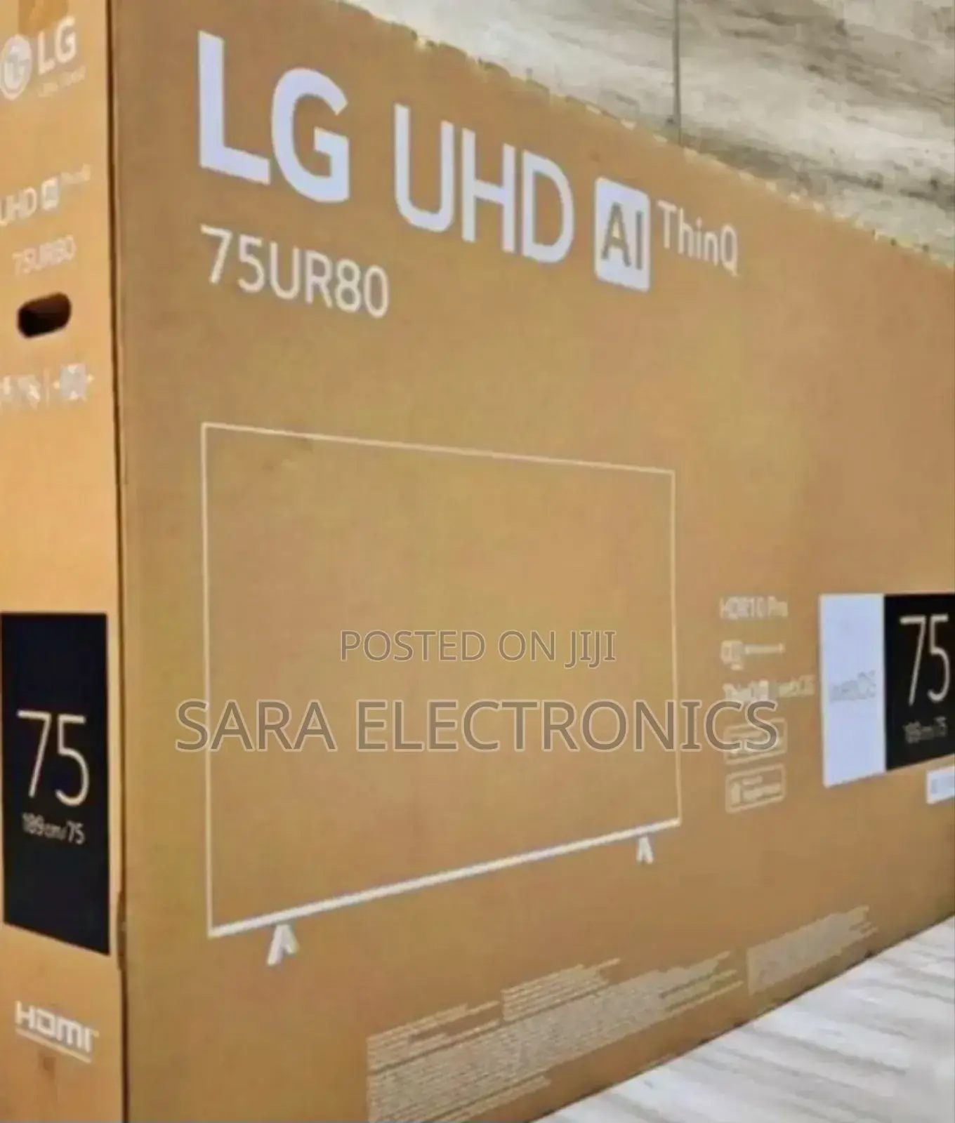 ◆Lg 75" Uhd Smart Tv (New Model) 10year Warranty