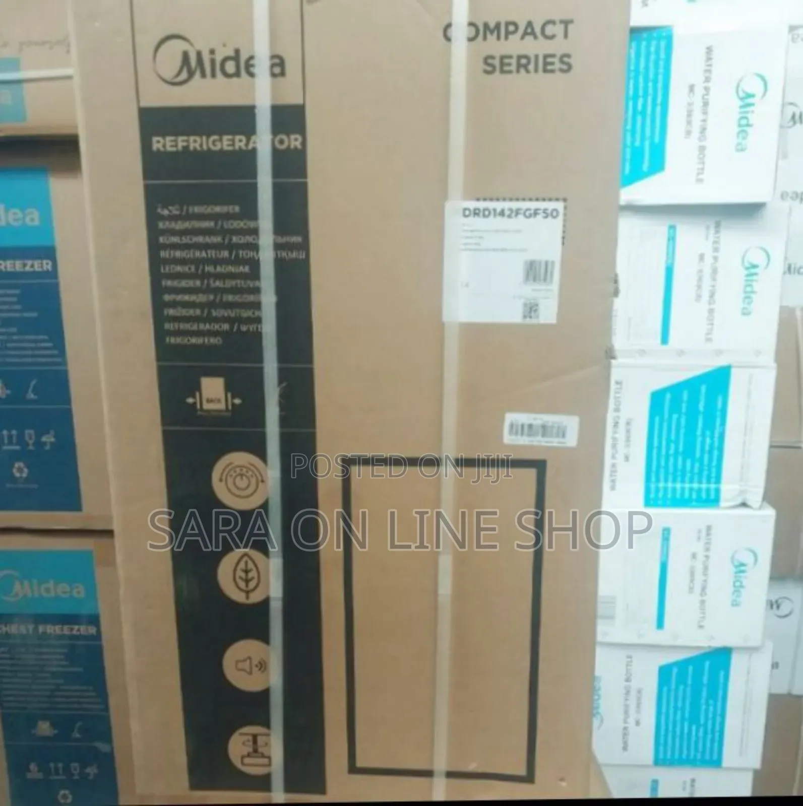 ◆Midea 1 Doors Orignal Refrigerator >>Free Delivery