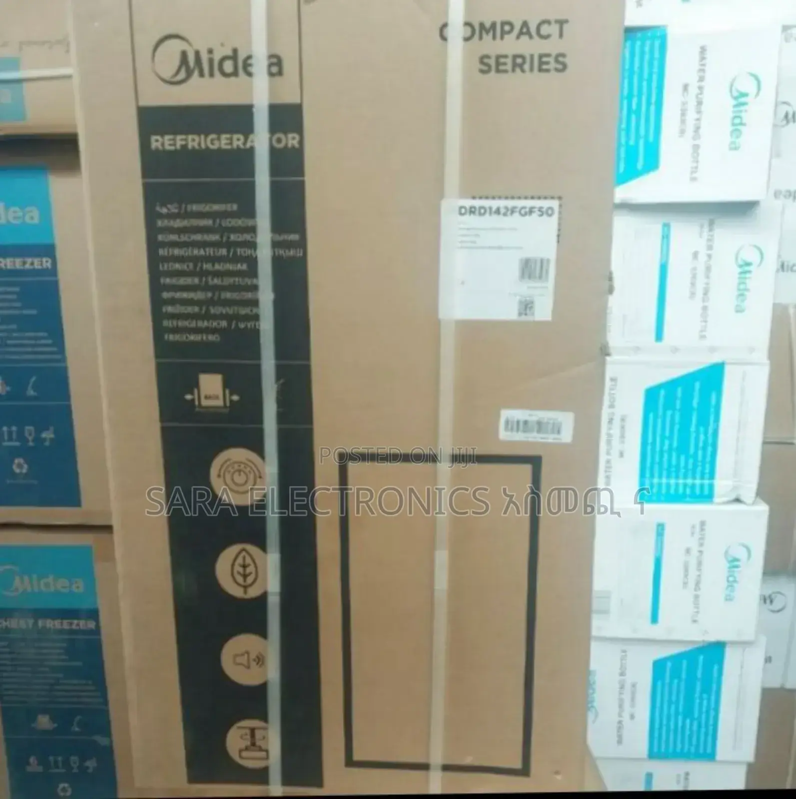 ◆Midea 1 Doors Orignal Refrigerator >>Free Delivery