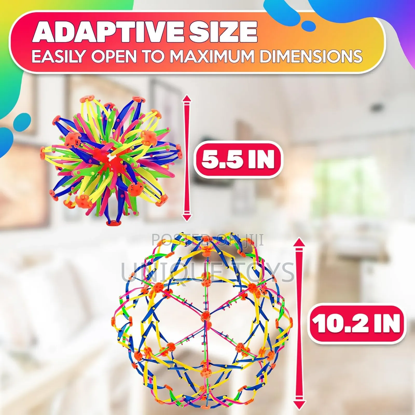 Expandable Breathing Ball – Magic Stress-Relief Sphere