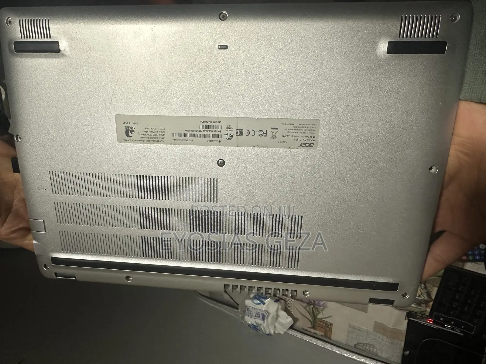 Laptop Acer Aspire A515-52 16GB Intel Core i3 HDD+SSD 512GB