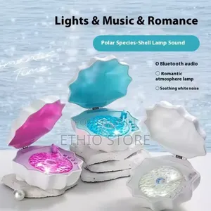 Shall Lamp With Bluetooth Speakers