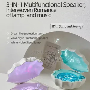 Shall Lamp With Bluetooth Speakers