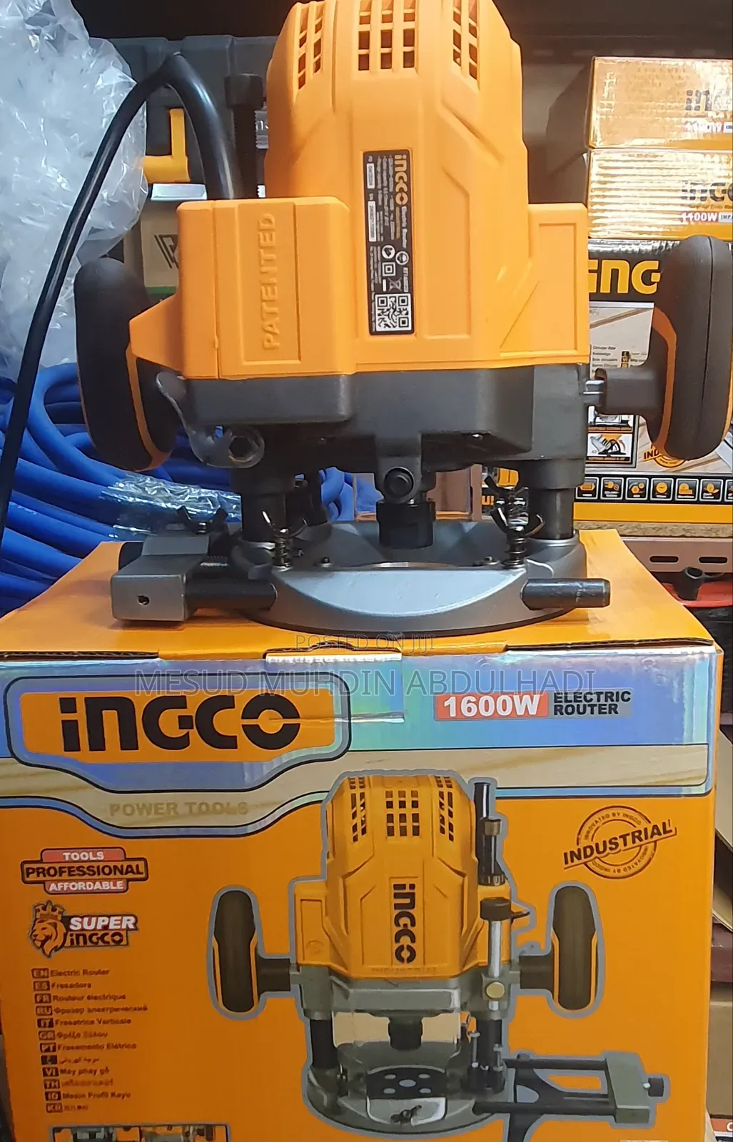 Ingco Eletrcal Ruoter 1600w