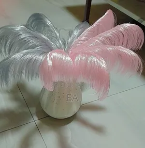Photo - Ribbon Feather Flower With Vase
