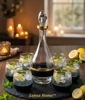 Seven PCS Drinkwear Set