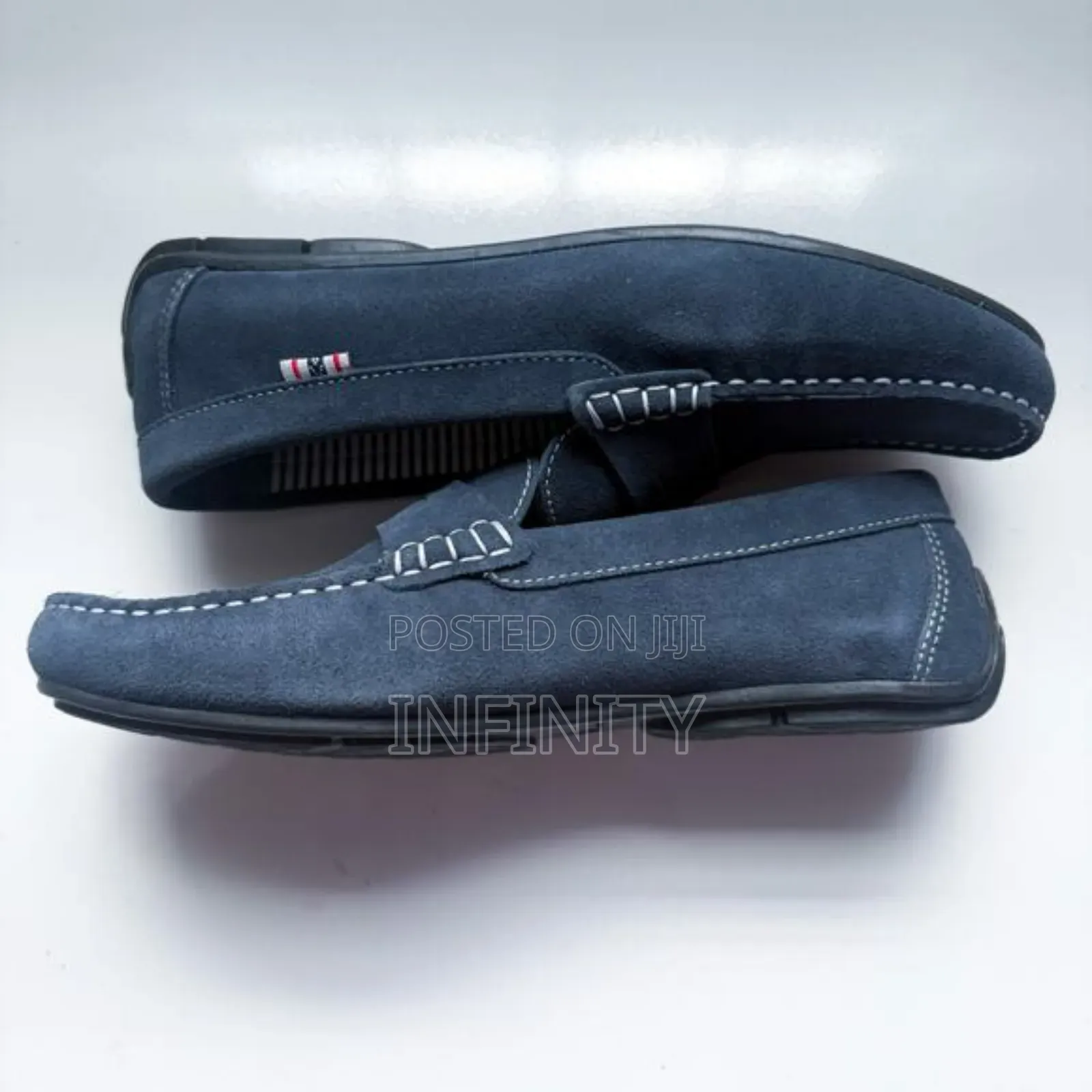 Classic Livergy Ian Blue Genuine Suede Leather Loafers Shoes
