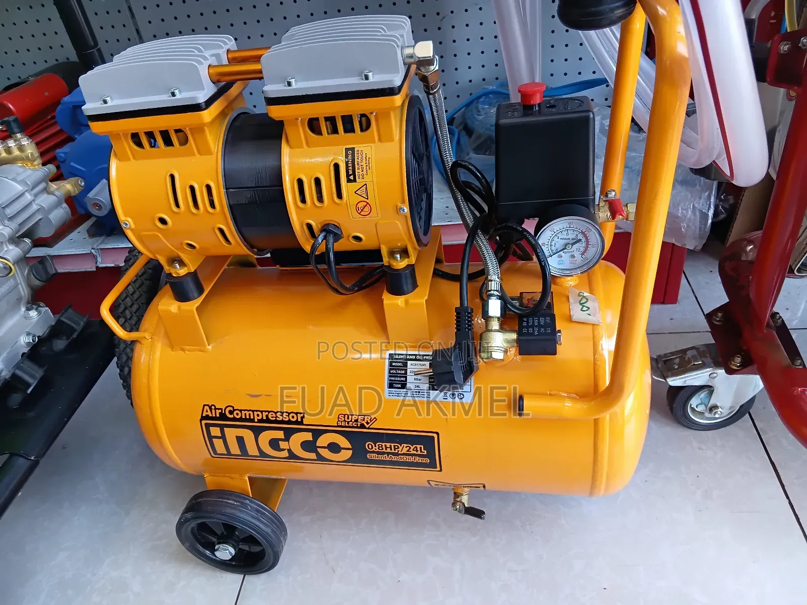 Ingco Silence Air Compresser 24 Liter