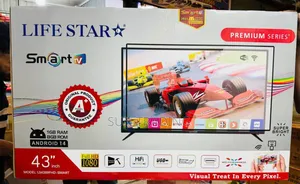 Photo - Lifestar 43" FHD Smart Television | Android 14 | 2025