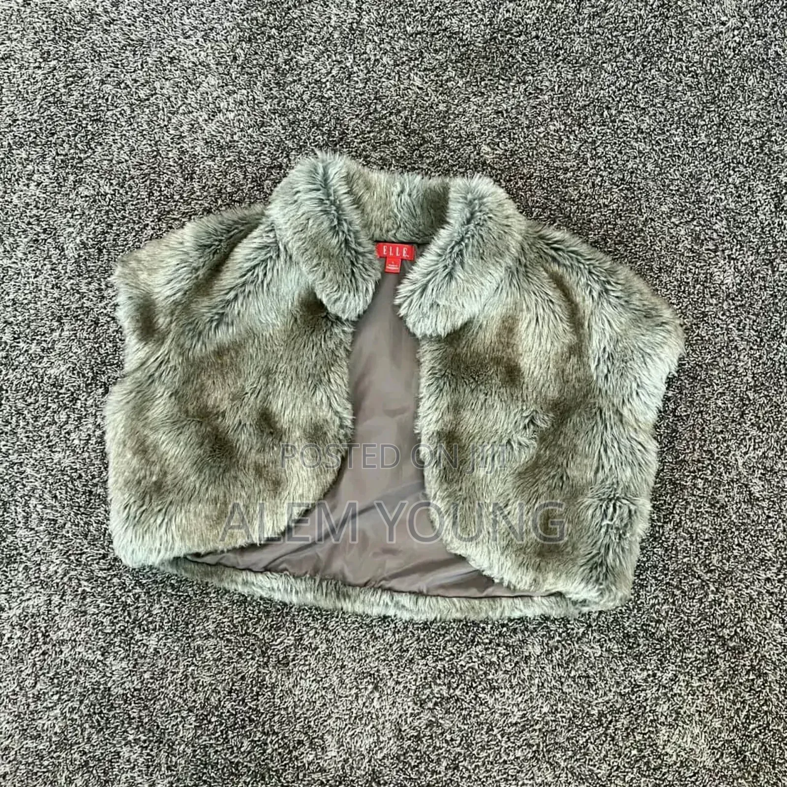 Womens Faux Mink Fur Vest