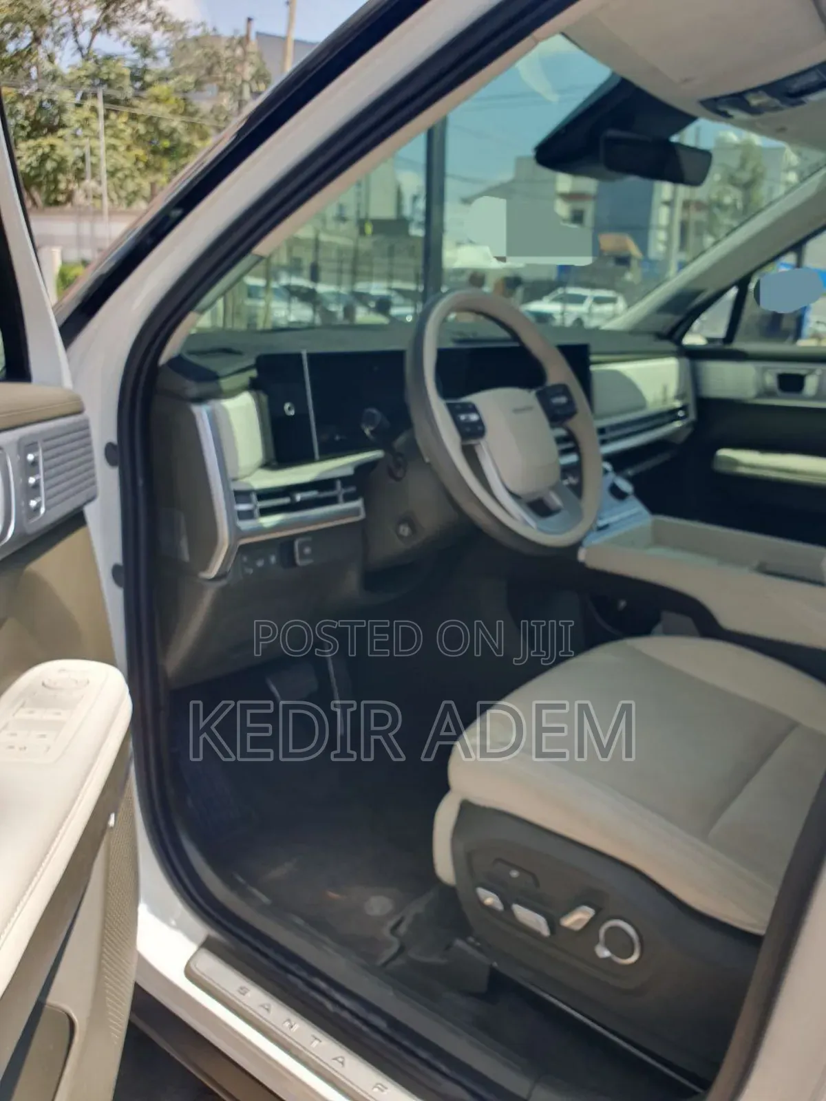 New Hyundai Santa Fe 2025 White