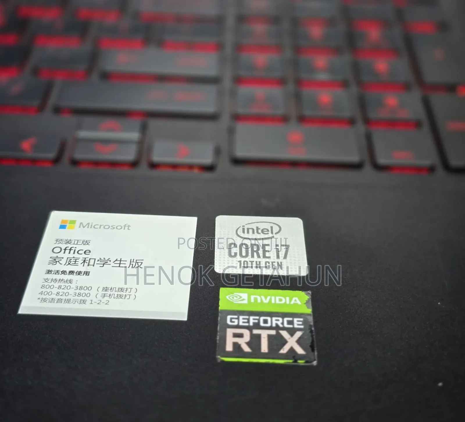 New Laptop HP Omen 15 16GB Intel Core I7 SSD 512GB