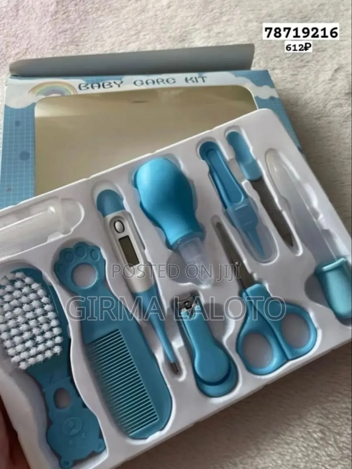 Blue and Pink Health Care Kit