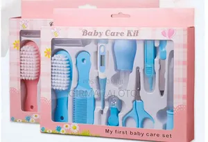 Blue and Pink Health Care Kit