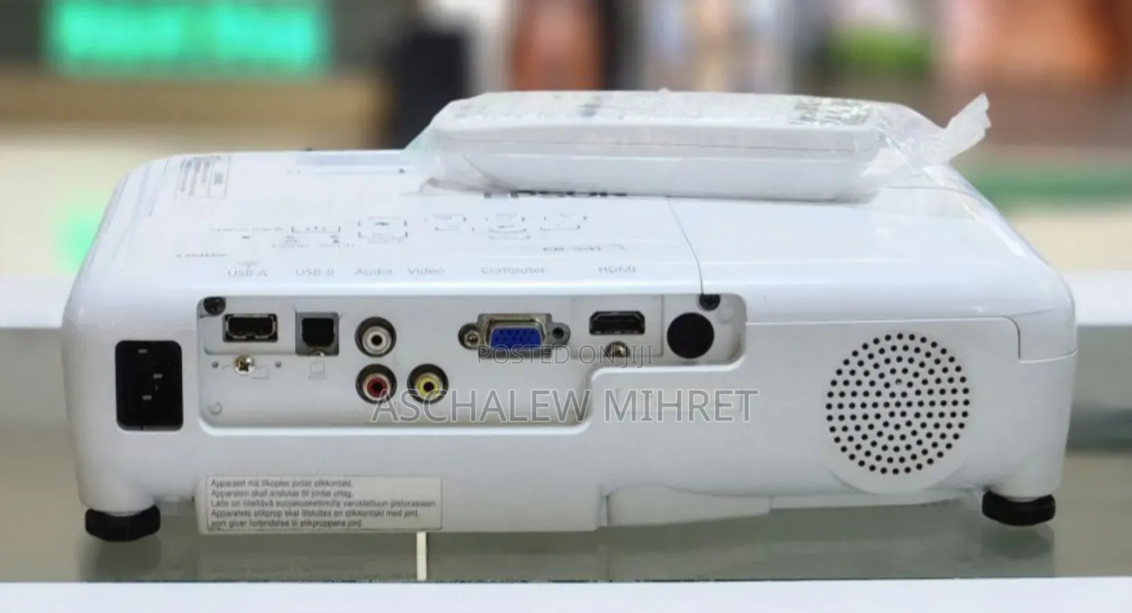 Epson Projector 
Model Name: Eb-S41
  Has Bag and Remote