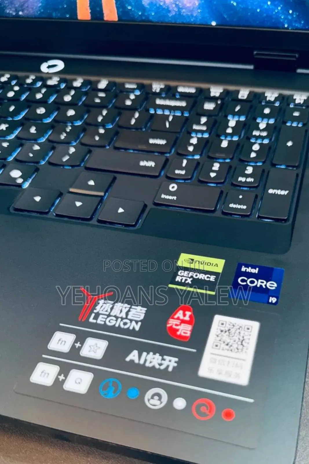 New Lenovo Legion Y7000P IRX9 Gaming Laptop 16GB Intel Core I9 SSD 1T