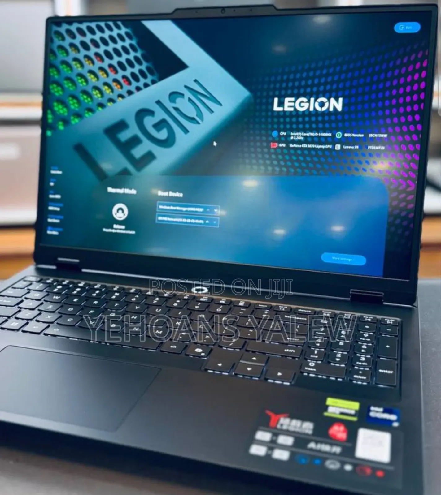New Lenovo Legion Y7000P IRX9 Gaming Laptop 16GB Intel Core I9 SSD 1T