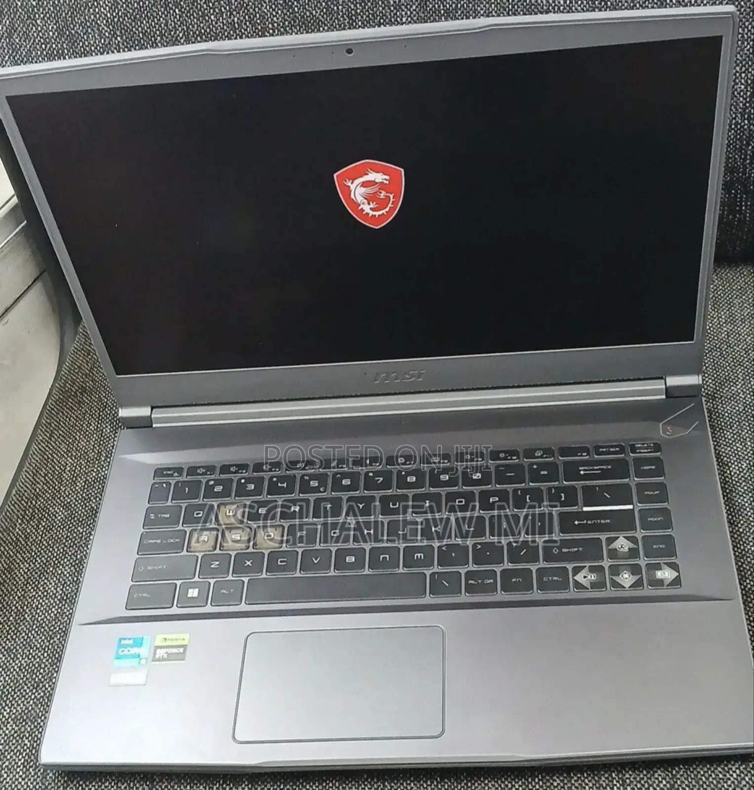 New Laptop MSI 16GB Intel Core I5 SSD 512GB