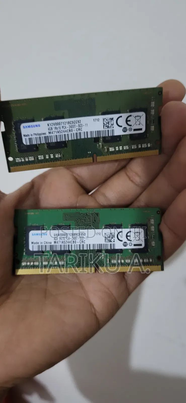 Samsung 4gb Ddr4-2400 So-Dimm (M471a5244cb0-Crc)