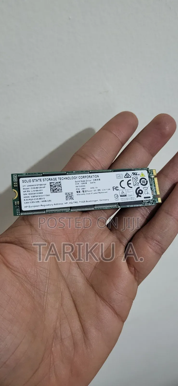 SSSTC 128gb M.2 Sata Solid State Drive (Ssd), Model Cv8-8e128-Hp.