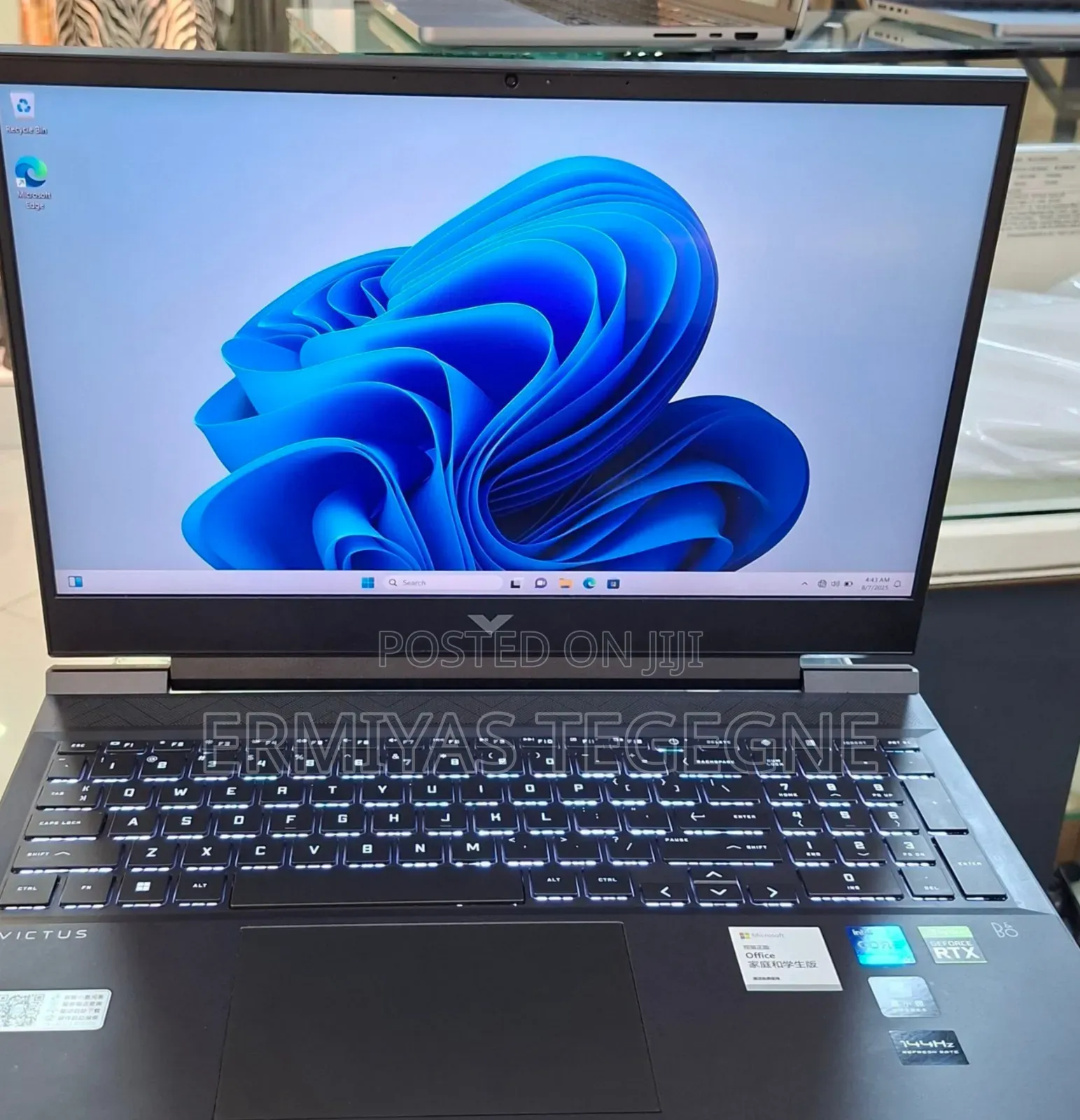 New Laptop HP Victus 16 16GB Intel Core I7 SSD 512GB