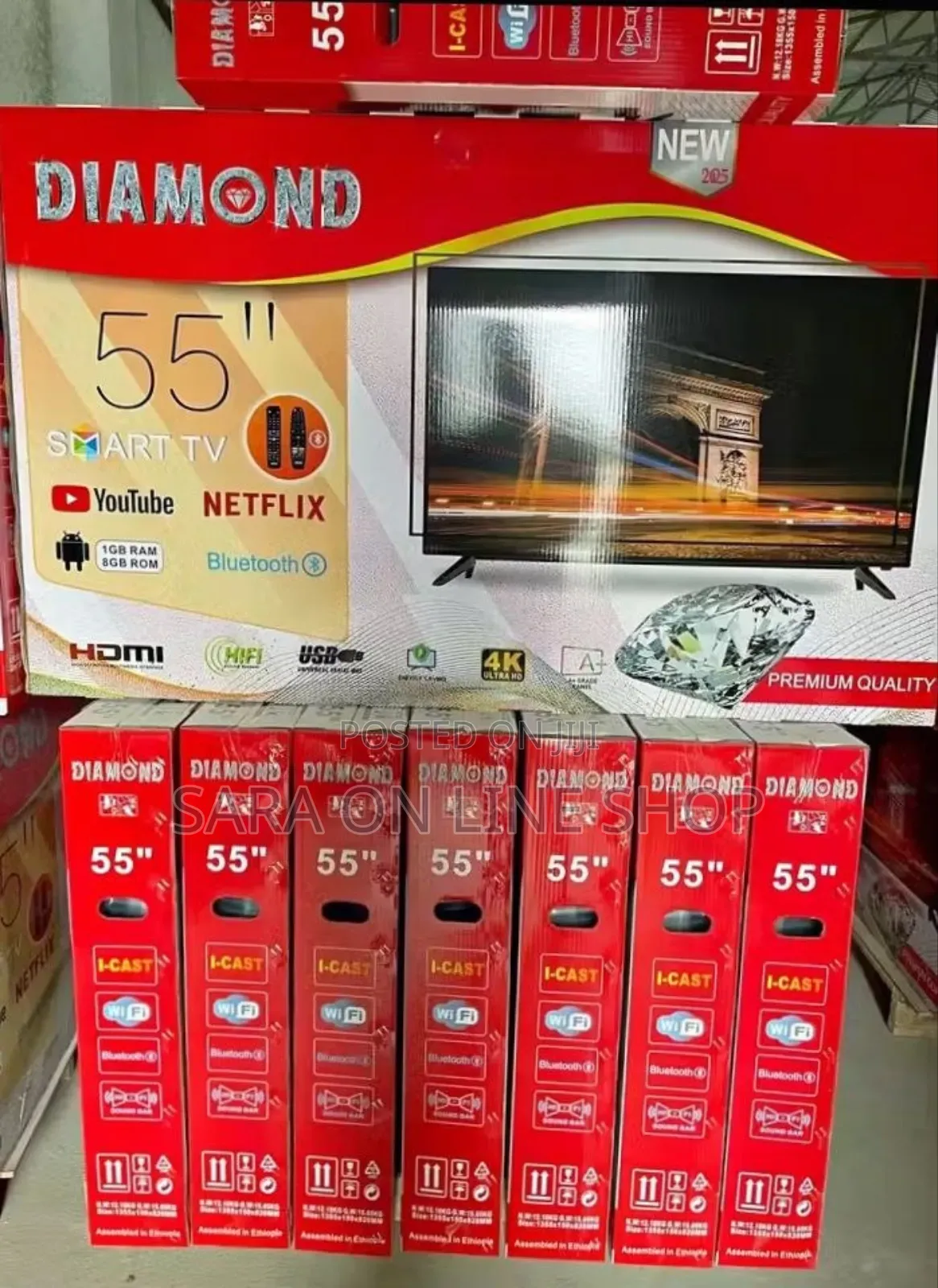 °•Diamond 55" Uhd Smart Tv *New Model* Free Delivery