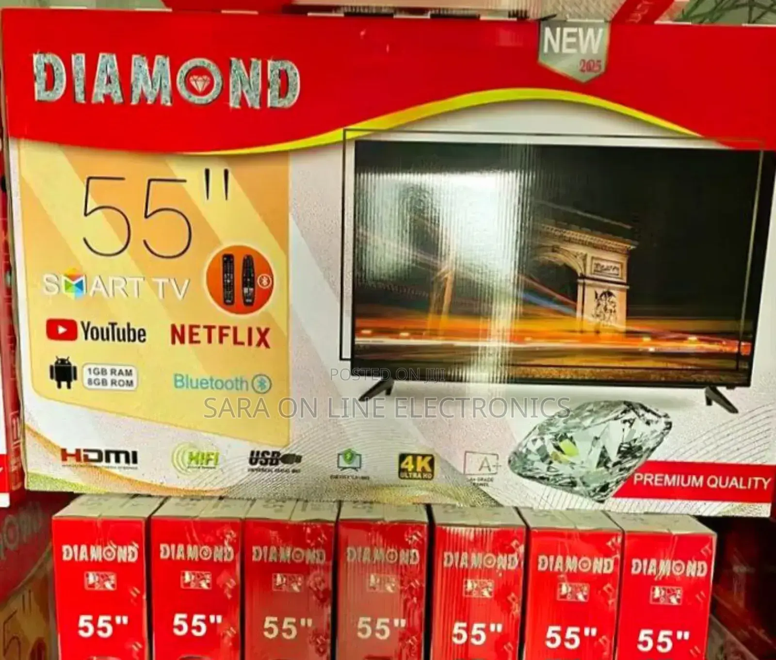 °•Diamond 55" Uhd Smart Tv *New Model* Free Delivery