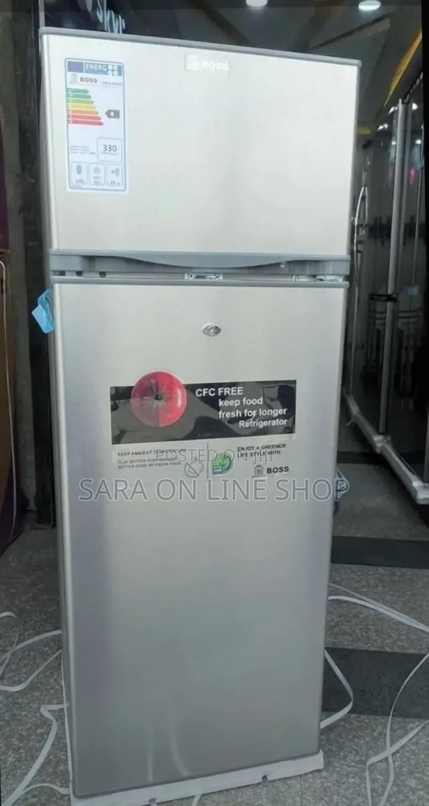 Boss 400 Liters Orignal Refrigerator Free Delivery