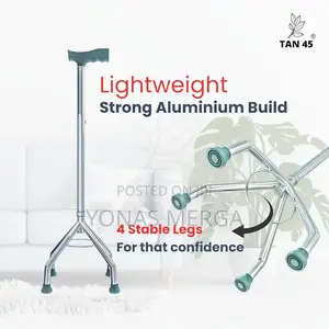 Quadripod Adjustable Walking Stick