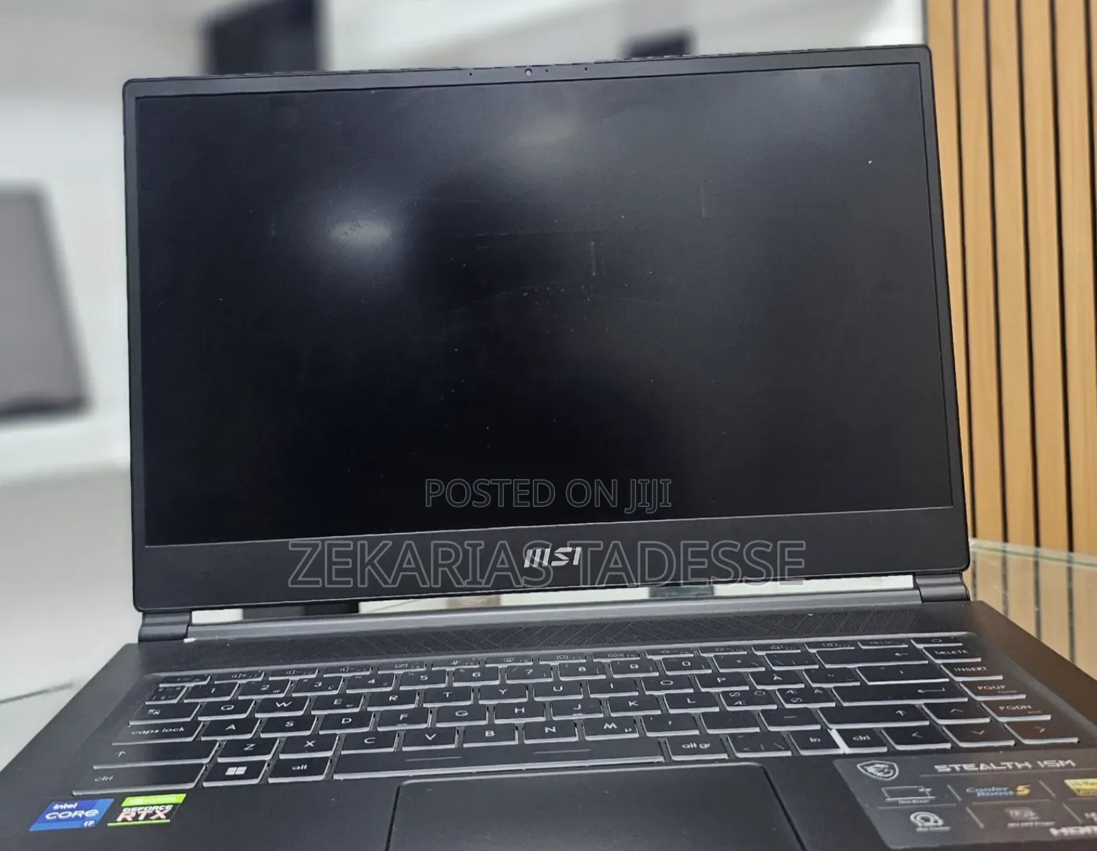 New Laptop MSI GS63 7RD Stealth 16GB Intel Core I7 SSD 1T