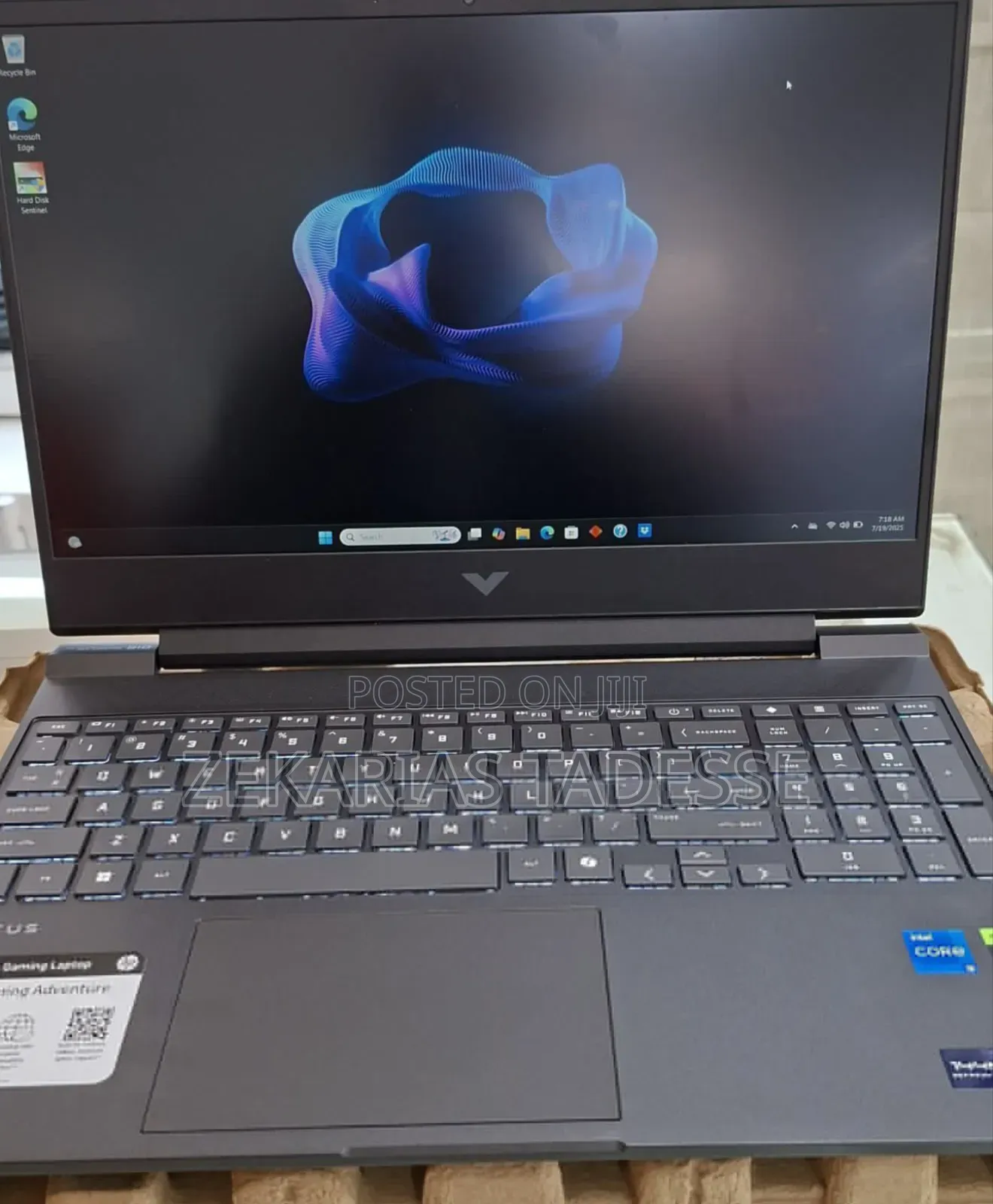 New Laptop HP Victus 16 16GB Intel Core I7 SSD 512GB