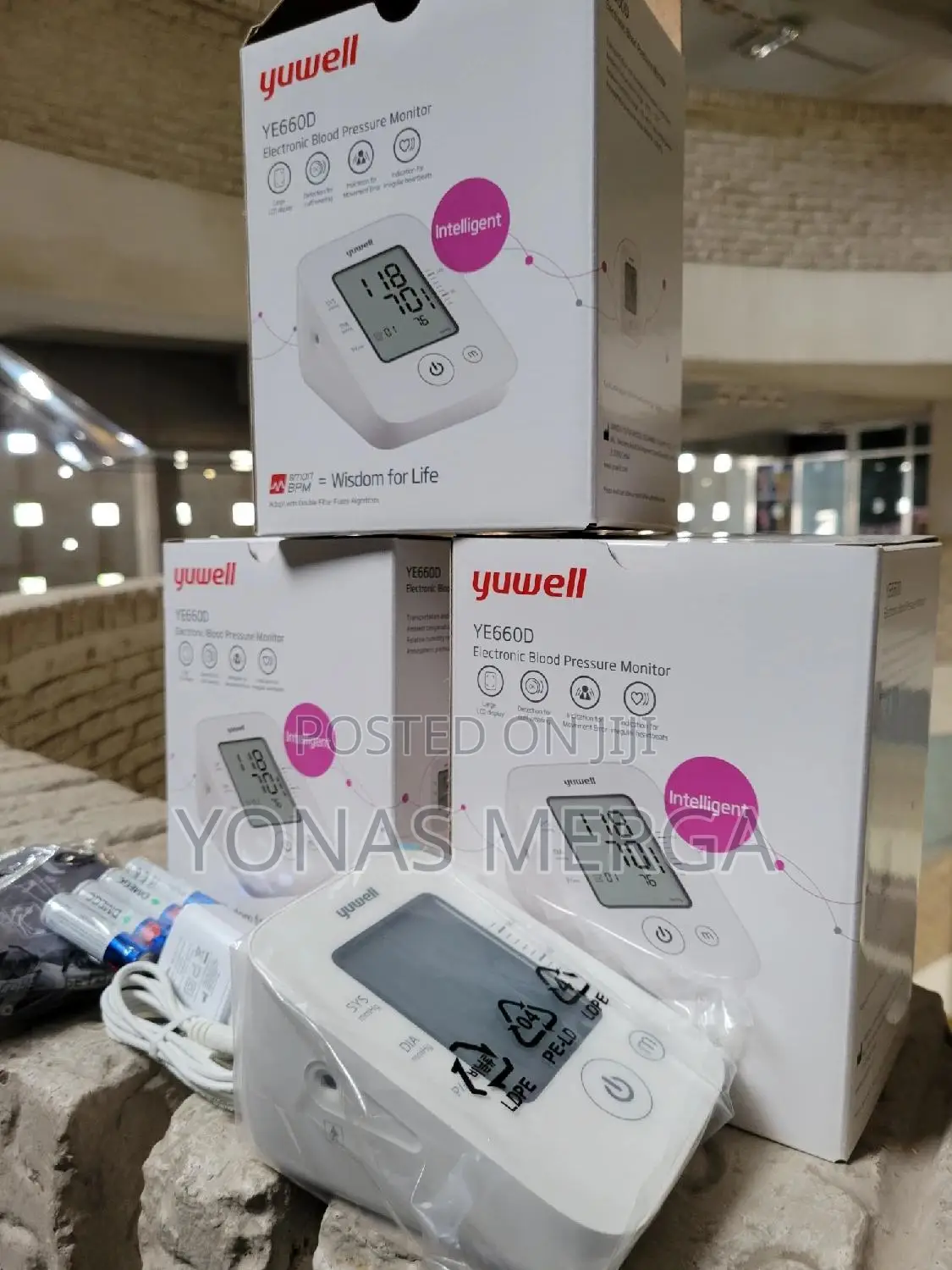 Yuwell Digital Bp Monitor - Arm Cuff Mounted (Ye-660d)