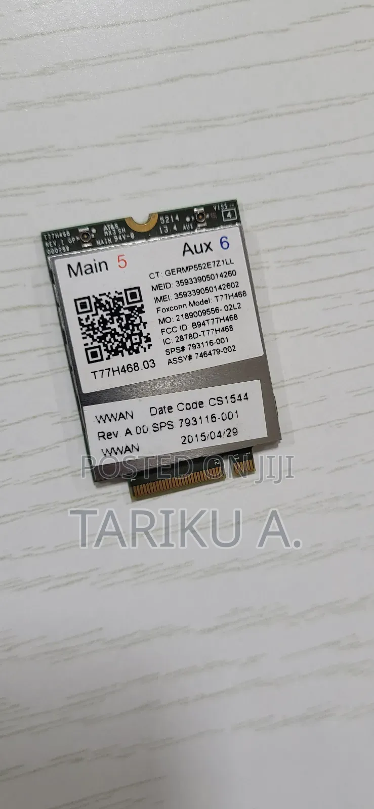 Foxconn T77h468 4g Lte Wwan Module