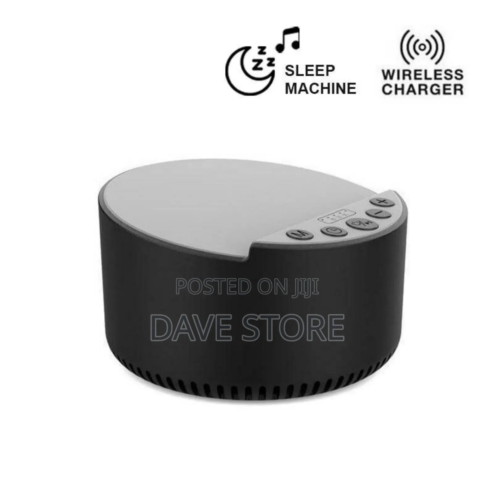 Rovik 3-in-1 Bluetooth Speaker With Sleep Machine Wireless Charger
