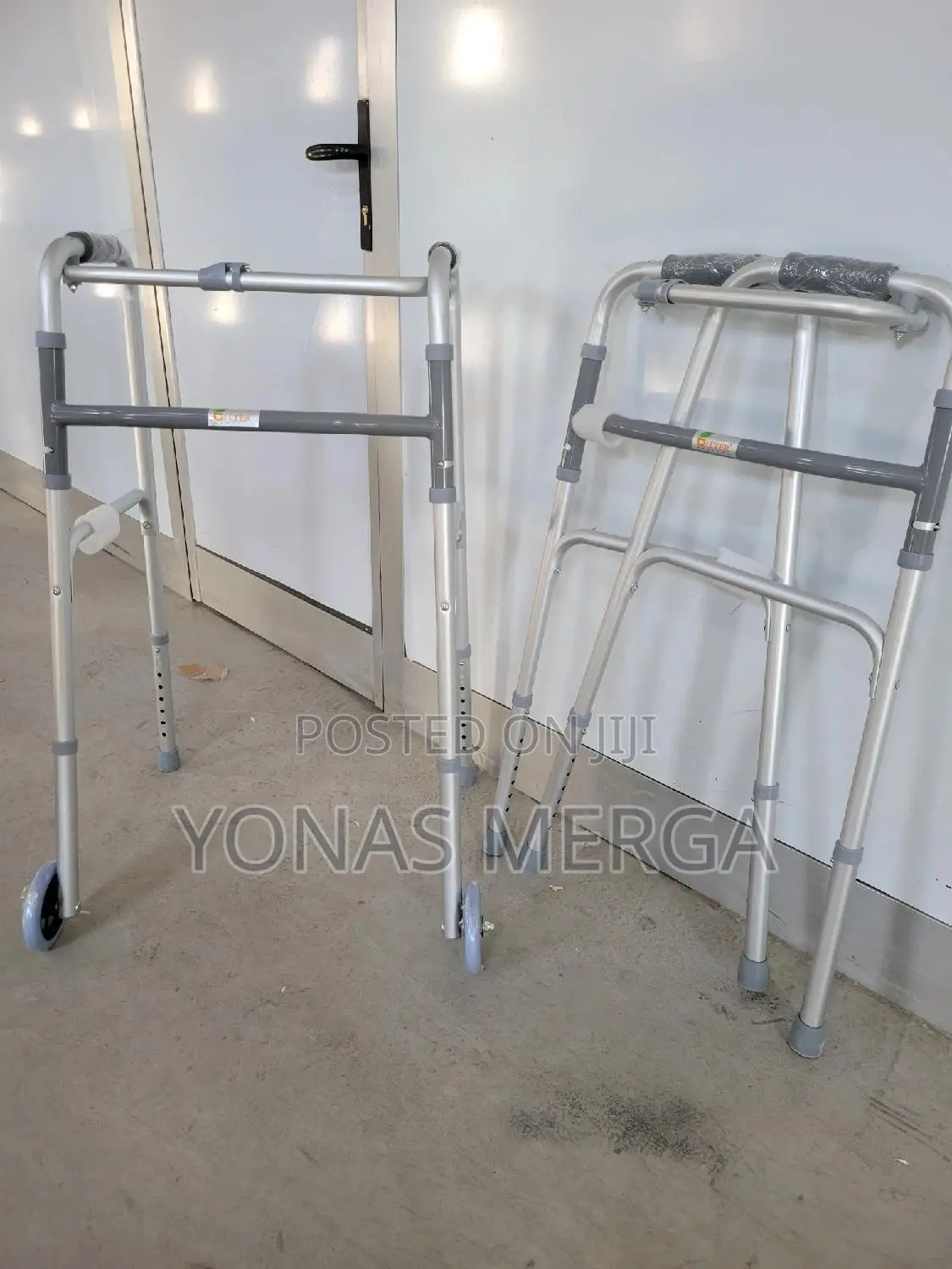Walking Stick船身walking Aid凹匆folding Walker 2 - Silver
