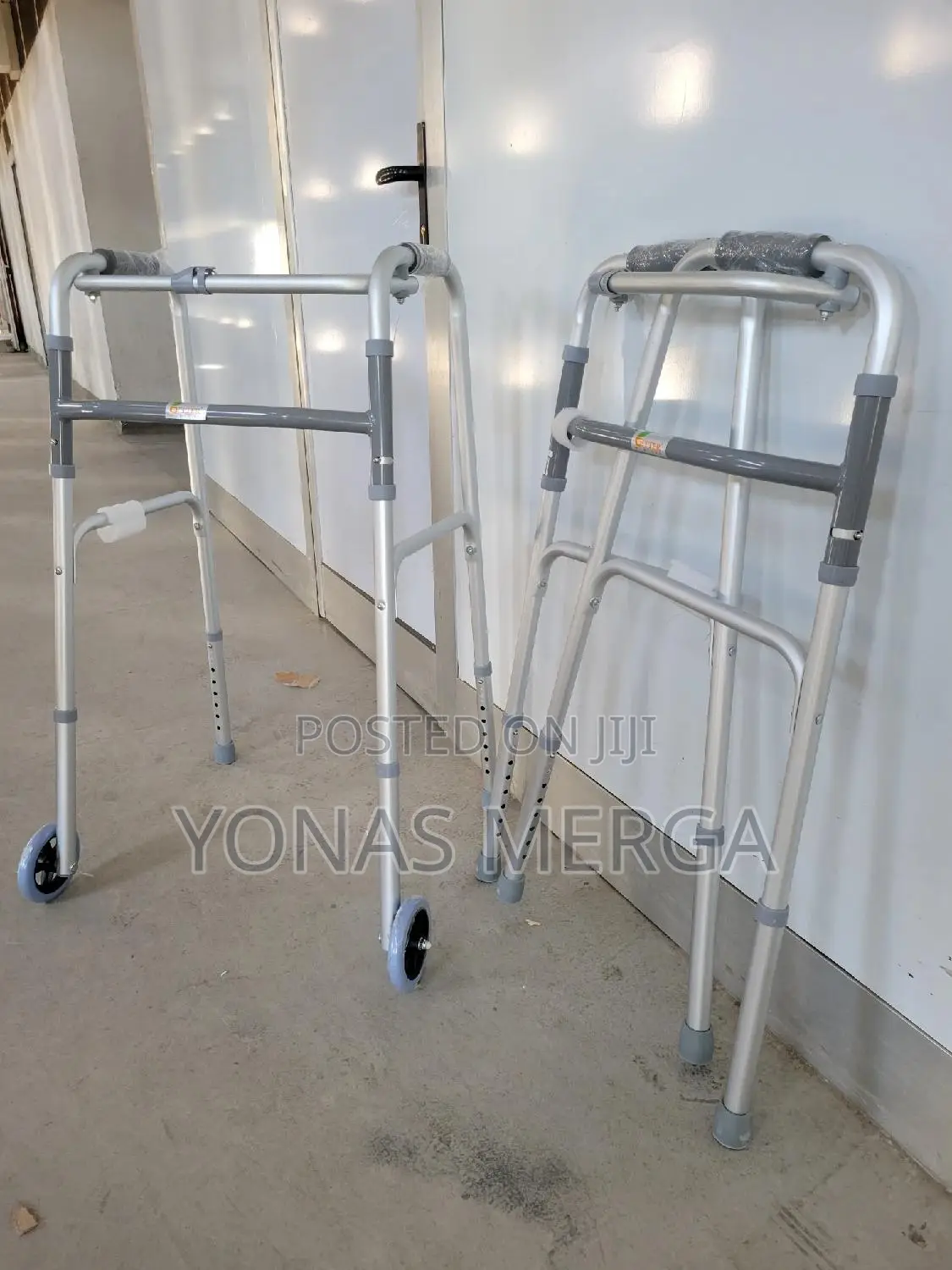 Walking Stick船身walking Aid凹匆folding Walker 2 - Silver