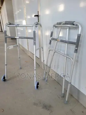 Photo - Walking Stick船身walking Aid凹匆folding Walker 2 - Silver