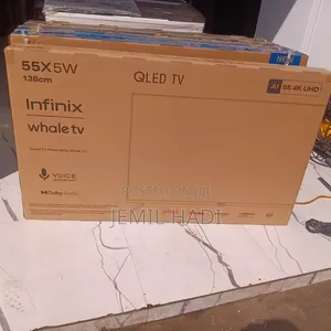 Infinix Smart Qled Tv 55 Inch Andraid Fremless Adis 2025 Model
