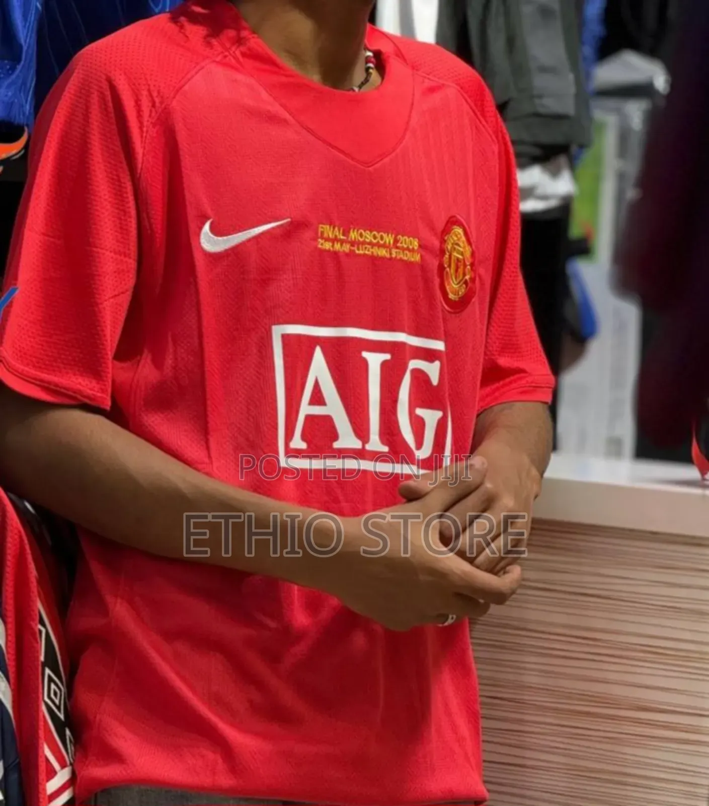 Manchester United Aig 2007/08 Home Retro Jersey