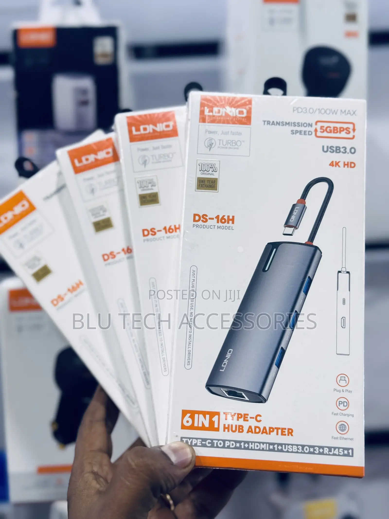 Ldnio 6 in 1 Hub Data + Power