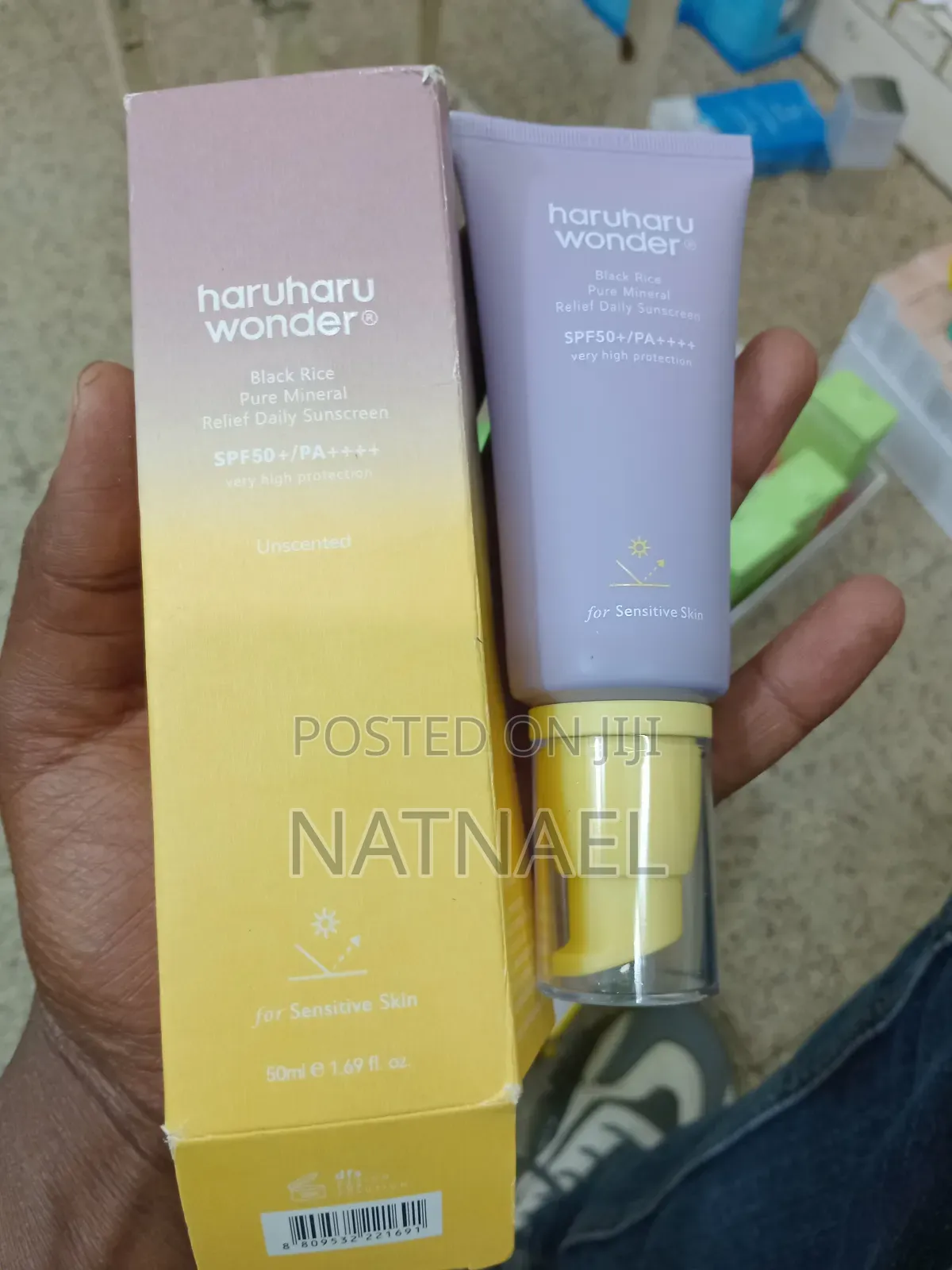 Haruharu Wonder Black Rice Pure Mineral Relief Daily Sunscreen Spf50+