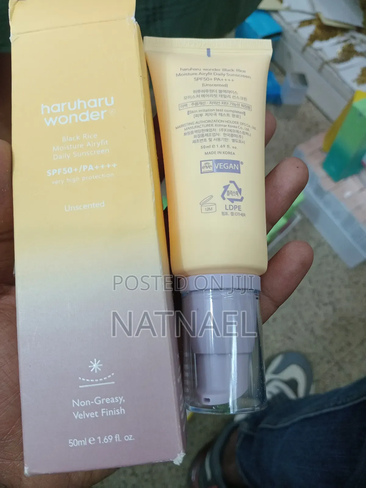 Haruharu Wonder Black Rice Moisture Airyfit Daily Sunscreen