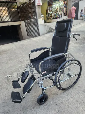Photo - Reclining Wheelchair輕易wheelchair瘨不wheelchair Commode Wheelchair New